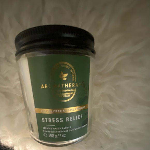 Stress relief Aromatherapy 1 wick candle.
With spearmint,sage + eucalyptus leaf. - Picture 4 of 7